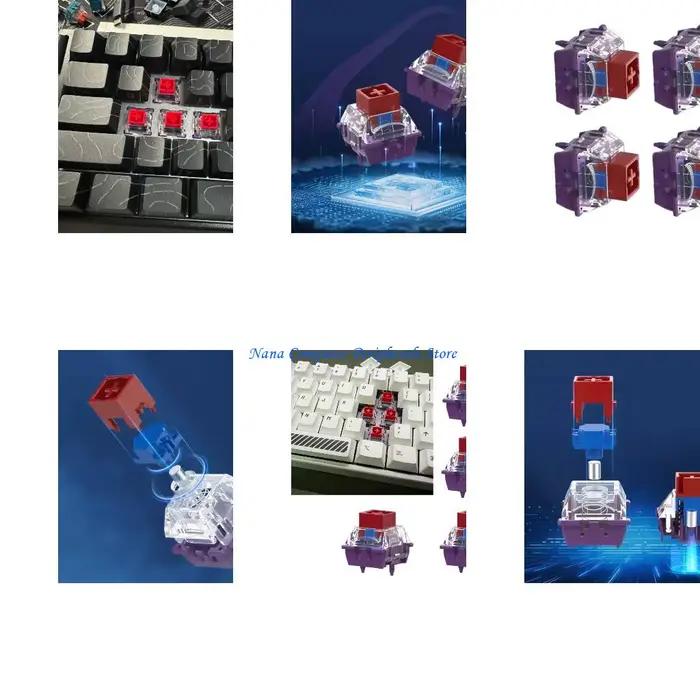 F68C MAGNETINE commutateurs Keyboards interrupteurs ergonomiques pour le typage silencieux