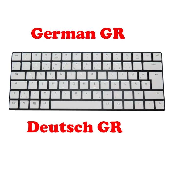 Allemand gaz/ Royaume-Uni Clavier D'ordinateur Portable Pour RAZER Blade 15 Advanced 2019 RZ09-0301 