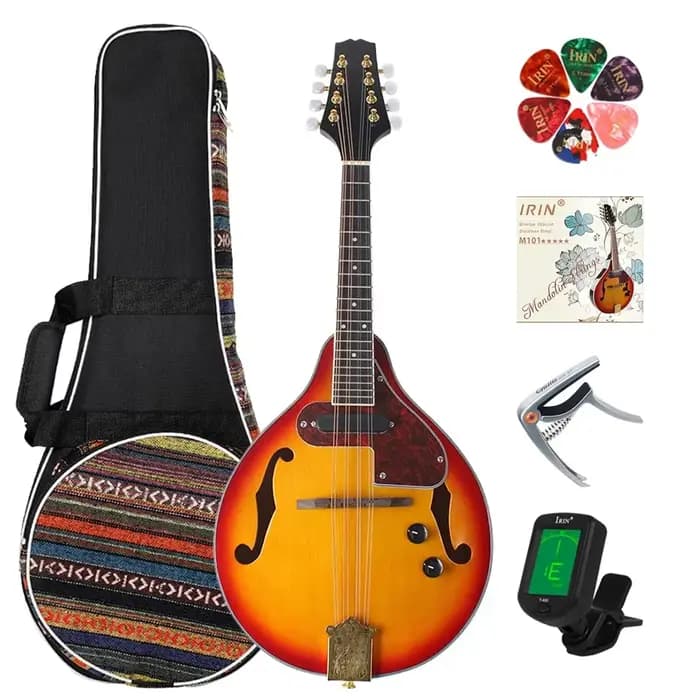 Touche électrique RosFrederick MandCristJEA pour adultes, 8 cordes, style MandCristJEA, dents musica