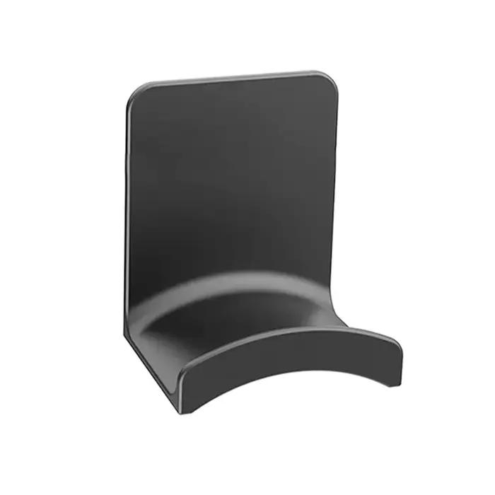 Support de casque universel adhésif en plastique, Support mural sous le bureau, Support de casque po