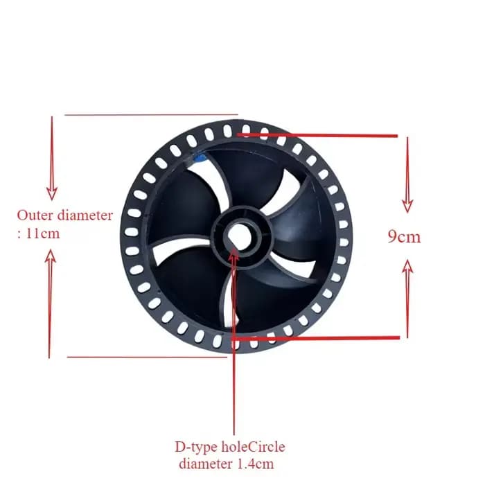 Tapis roulant moteur à courant continu ventilateur de refroidissement lame tapis roulant accessoires