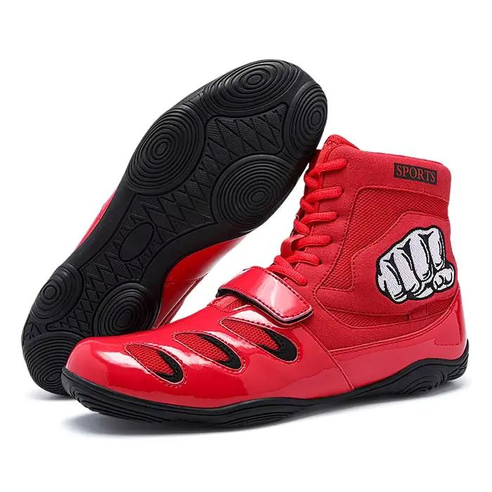 Chaussures de lutte – Chaussures de lutte à haute traction pour hommes, femmes, jeunes et enfants – 