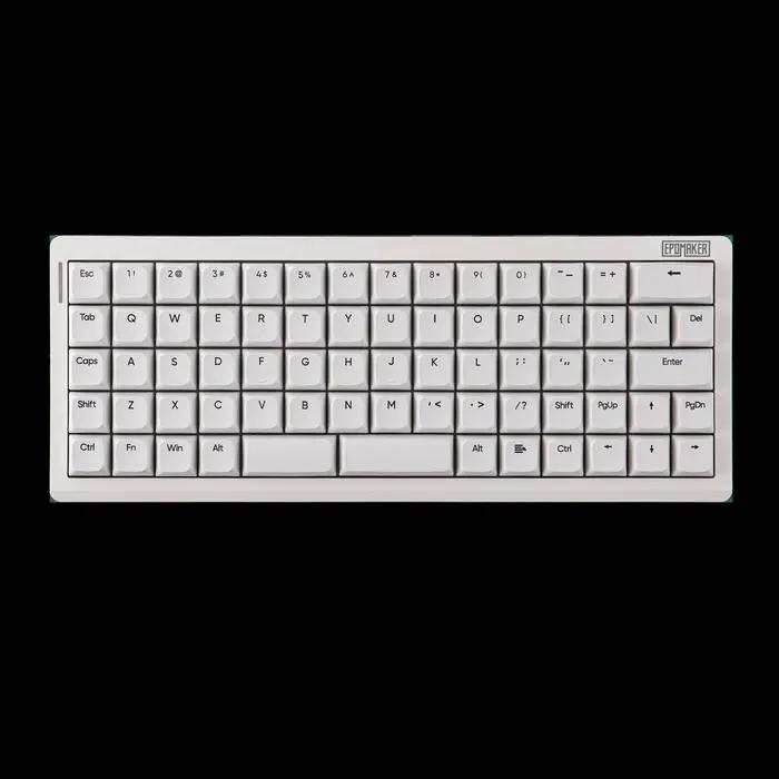 Clavier mécanique Planck EPOMAKER Hack70 65% ANSI US Ortholinear Layout filaire/BT/sans fil 2,4 GHz 