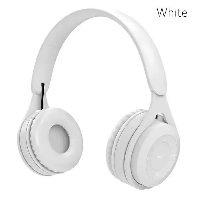 Macaron casque enfants sans fil Bluetooth casque stéréo bandeau casque de jeu avec micro Gamer fille