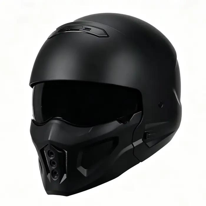 Casque intégral moderne gris mat Scorpion, coque ABS haute résistance, toutes saisons, pour scooter 
