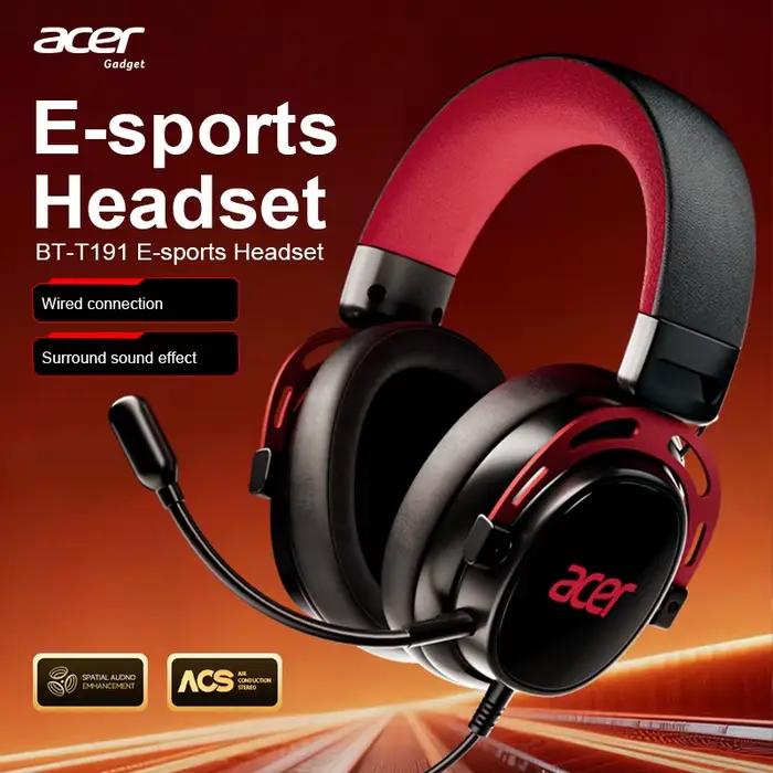 Casque de jeu filaire Acer Ohw346, audio surround spatial ultra-haut de gamme à grand diaphragme, ma