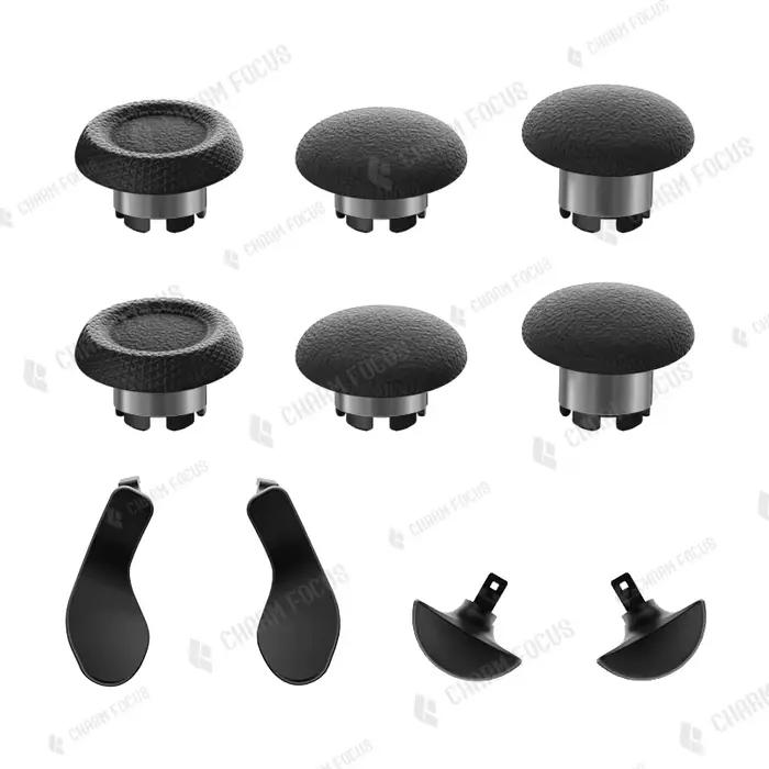 Joystick analogique 10 en 1 avec doigt en plastique et 4 boutons de déclenchement de poignée arrière