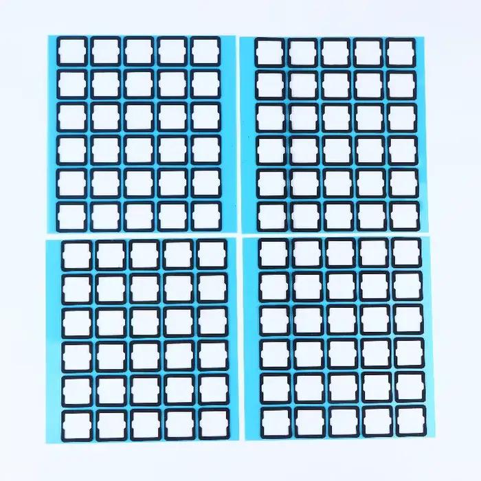 Interrupteurs silencieux Pad antichoc Sandwich coton pour clavier mécanique amortisseur de bruit com
