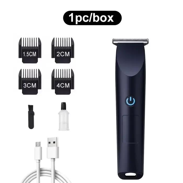 Conception de tête de coupe réglable avec chargement USB pour tondeuse à cheveux électrique coupe de
