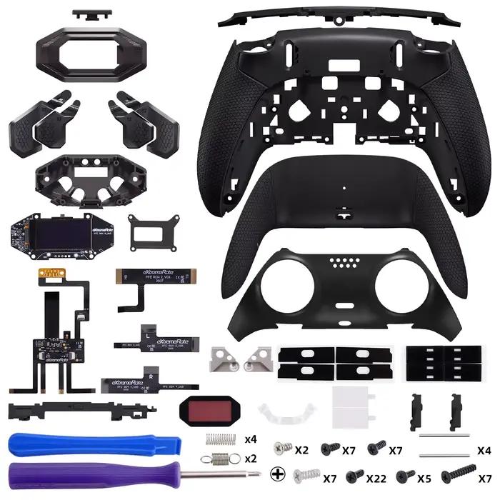eXtremeRate pour contrôleur PS5 Edge BEYOND Kit de palettes arrière, fixation à 4 boutons arrière am