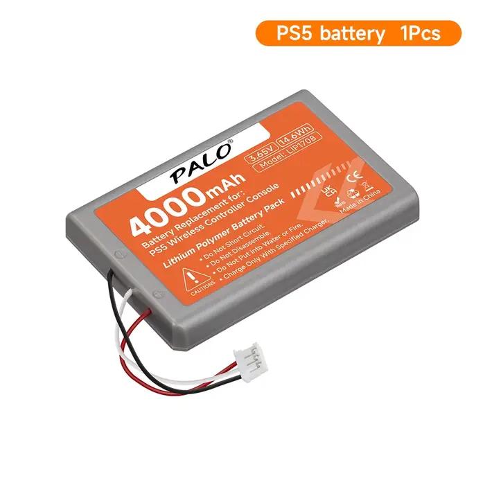 Batterie 4000mAh pour manette PS5, compatible avec Sony LIP1708 pour Playstation 5 DualSense, manett