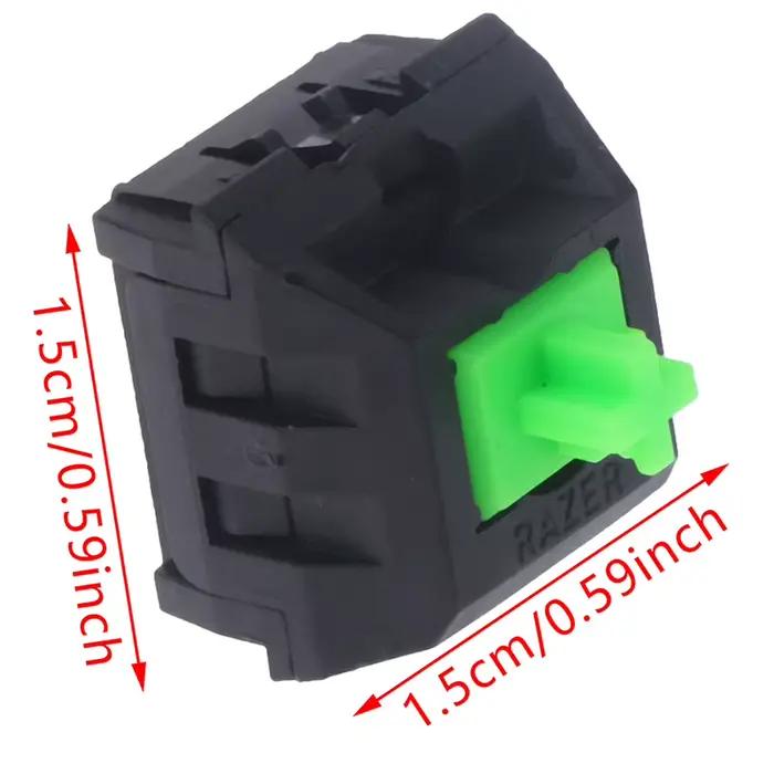Commutateurs RGB verts pour clavier mécanique de jeu Blackwidow Chroma et autres avec interrupteur L