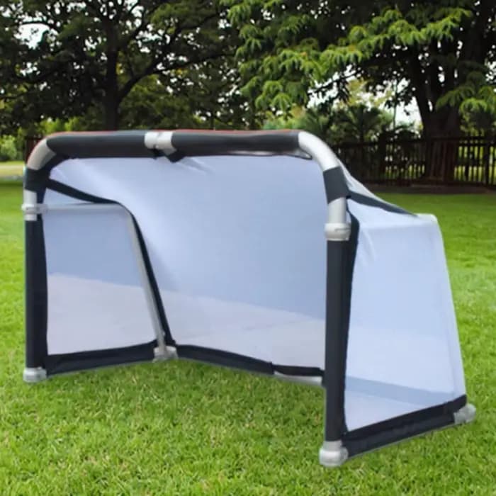 But de football pliable portatif en alliage d'aluminium, équipement de terrain de sport d'entraîneme
