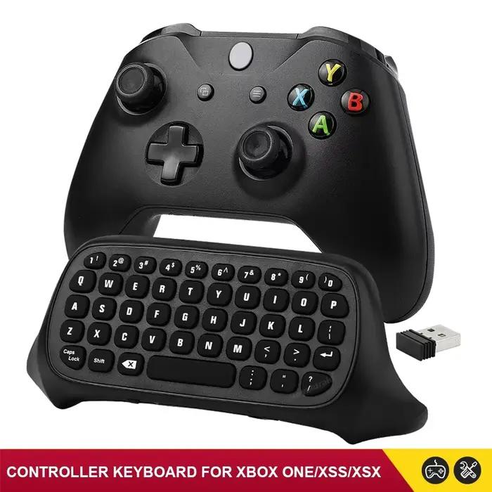 Clavier de contrôleur pour Xbox Series S/X/One/One S X, clavier de jeu sans fil avec récepteur USB e