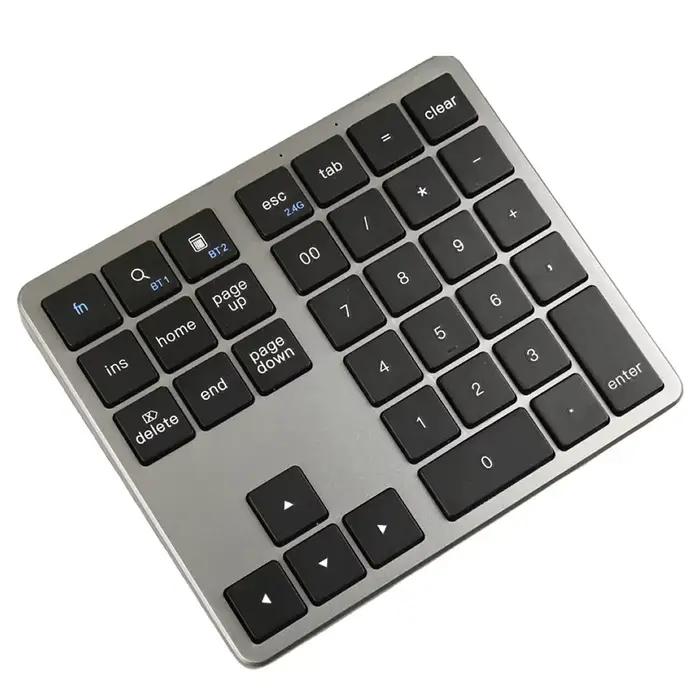 K35 clavier numérique 2.4G Bluetooth pavé numérique sans fil USB C pavé numérique Rechargeable pour 