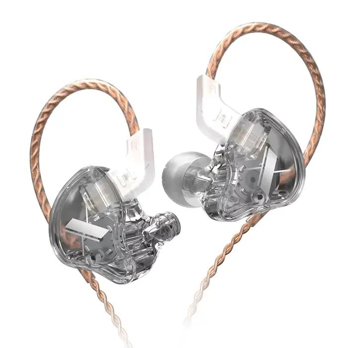 KZ EDX écouteurs filaires avec Microphone dynamique HIFI basse musique écouteurs dans l'oreille moni