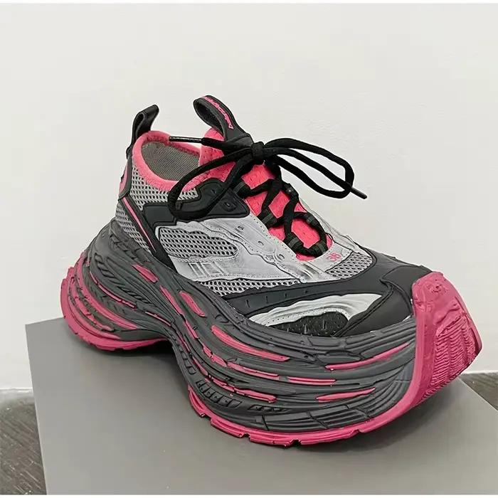 Couples chaussures de sport mode maille couleur correspondant décontracté en plein air hommes chauss