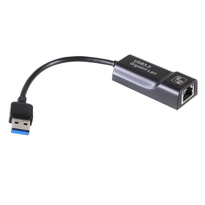 Adaptateur Ethernet USB 3.0 vers RJ45, carte réseau pour Windows 10, Macbook, Xiaomi Mi PC