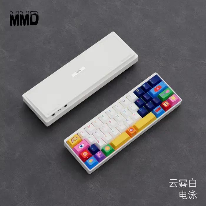 Clavier mécanique MMD KM40 V2, sans fil, trois modes, 2.4g, Bluetooth, en aluminium CNC, design de j