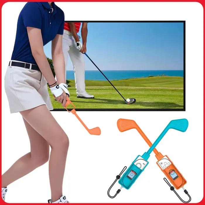 10 Pièces d'Accessoires de Jeux Sportifs pour Switch 2 : Raquette de Tennis, Club de Golf, Brassard,