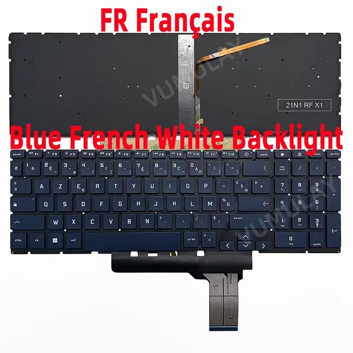 Clavier rétro4.2 français/Royaume-Uni/Italie, pour HP Victus 16-D 16T-D 16-D0010CA 16-D0515LA 16-E 1