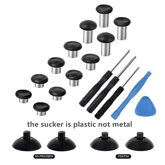 JoysUniverse-Bâtons de pouce analogiques ergonomiques interchangeables, poignée convexe et concave, 