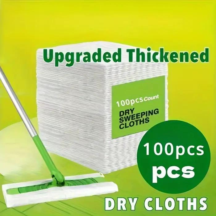 Chiffon de nettoyage à sec - Tampon de nettoyage pour dépoussiérer, adapté à la maison et au bureau,