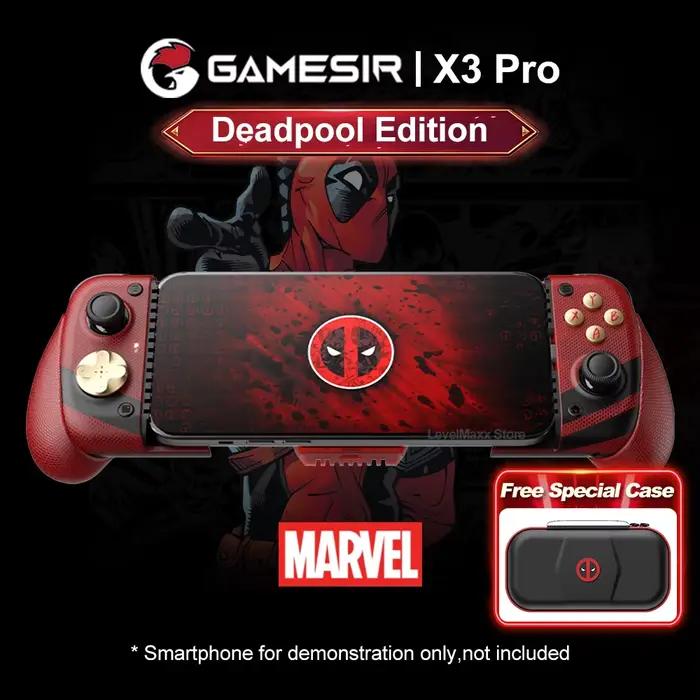 Contrôleur filaire GameSir X3 Pro Deadpool type-c avec plaques de refroidissement de 900 mm2 d'alime