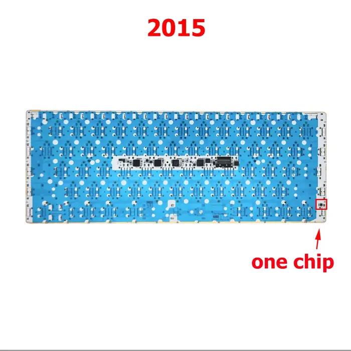 Nouveau clavier de remplacement pour Macbook 12 pouces A1534, clavier anglais américain, années 2015