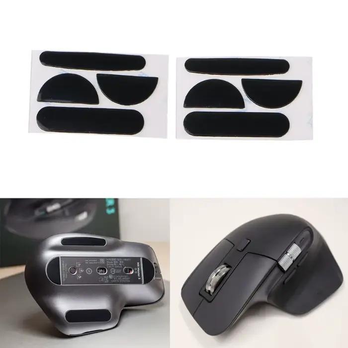 2 ensembles de pieds de souris à bords arrondis et incurvés MX Master 3S, tapis de souris pour patin