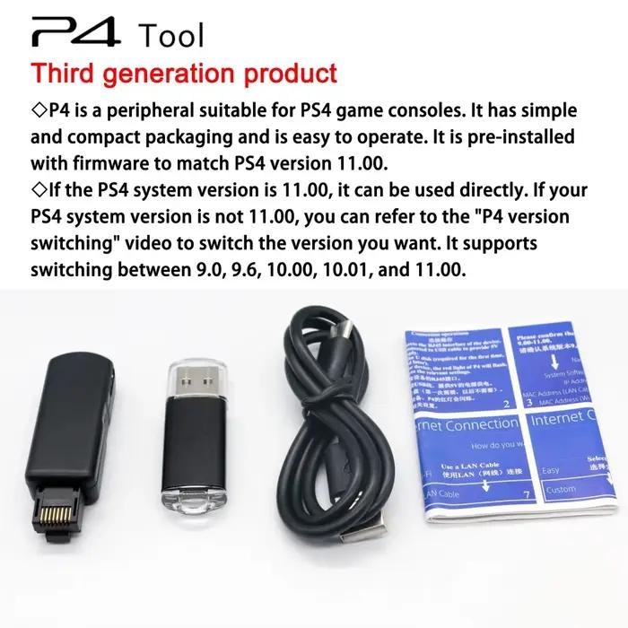 Pour PS4 FW 9.0/11.0 ensemble d'outils JB à une touche Mod Dongle USB adaptateur USB JB avec Kit de 