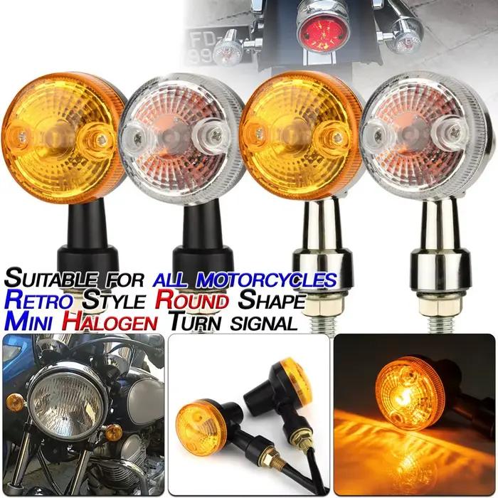 Clignotants de moto pour Kawasaki, Suzuki et Honda, lampe clignotante ambre, lampe infectieuse, 2 pi