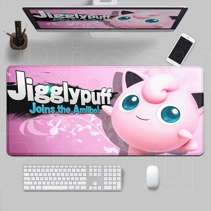 Nouveau tapis de clavier rose Kawaii XXL pour PC, tapis de souris Anime Gamer, tapis de souris P-pok