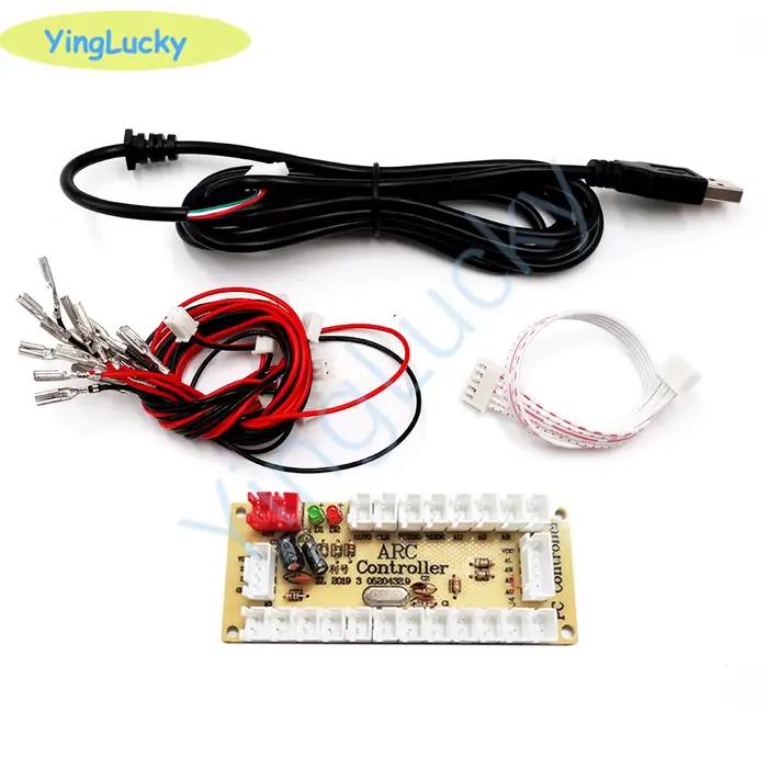 Encodeur USB d'arcade à retard zéro, 20 pièces, PC vers Joystick Arcade, Circuit imprimé à bascule, 