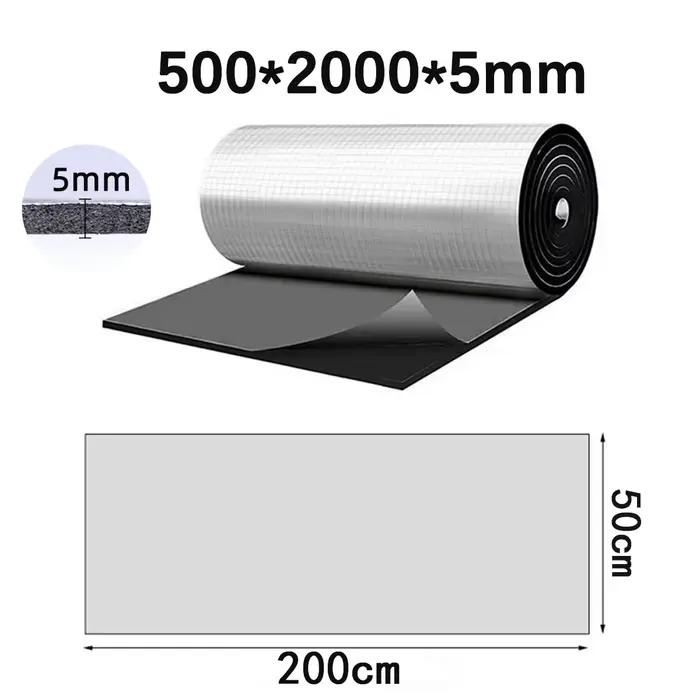 Tapis d'insonorisation de voiture 5mm 10mm, mousse à cellules fermées pour isolation thermique du br
