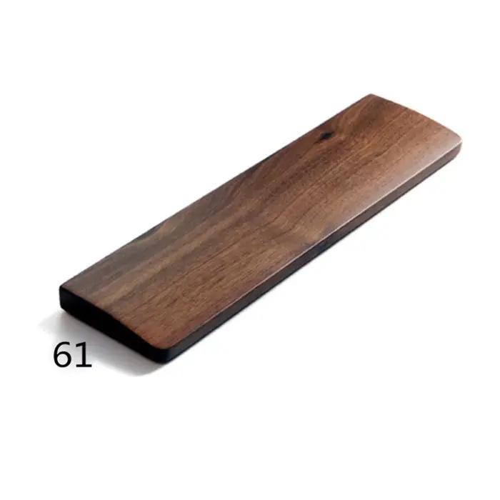 Repose-poignet pour clavier en bois, repose-poignet en noyer, tapis souris en bois massif, protège-p