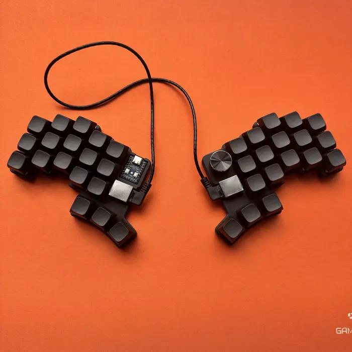 Cheapino V2 36 touches clavier mécanique filaire fendu Kit d'échange à chaud coque d'impression PLA 