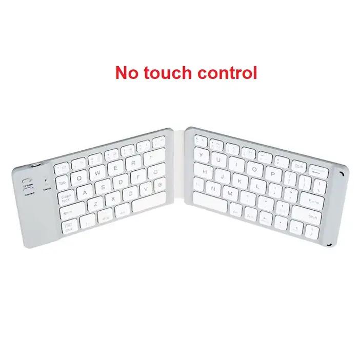 Clavier pliant sans fil clavier Bluetooth avec pavé tactile pour Windows, Android, IOS, téléphone, M