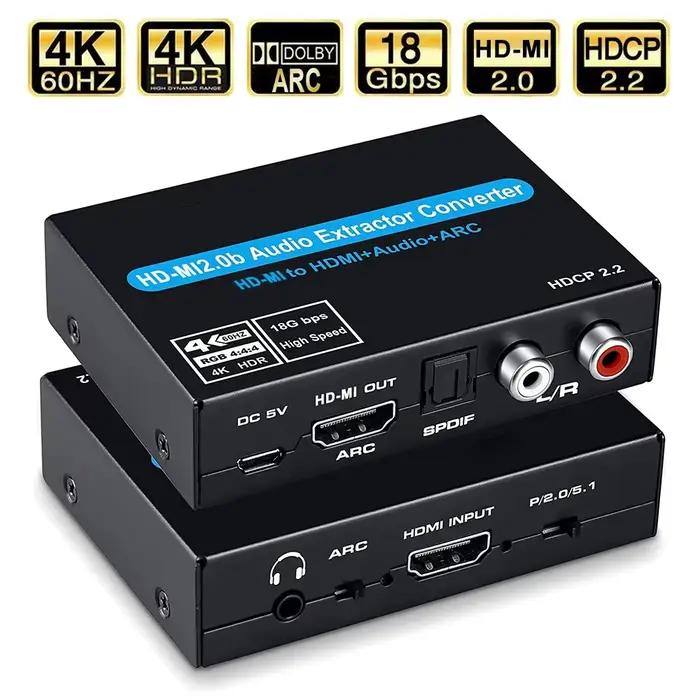 Commutateur KVM KVM303DH, 3 entrées, 3 sorties, 8K @ 60Hz, 4K @ 2024Hz, triple moniteur pour clavier