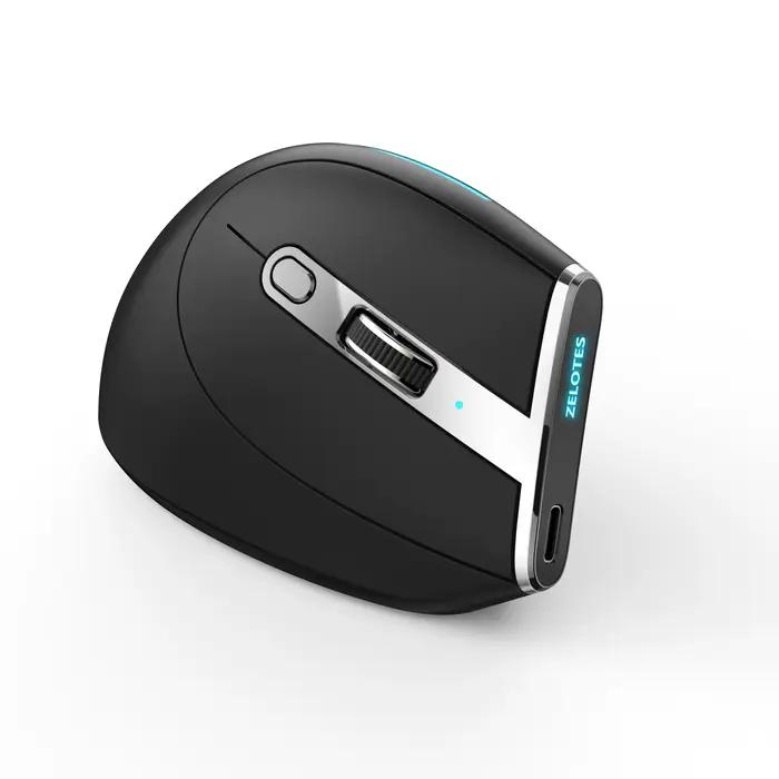 Lefon F36 souris sans fil Bluetooth souris de jeu ergonomique souris verticale Programmable Recharge