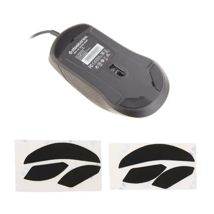 Lot de 2 patins à pied de souris de rechange, épaisseur 0.6mm, pour Steelseries RIVAL 100