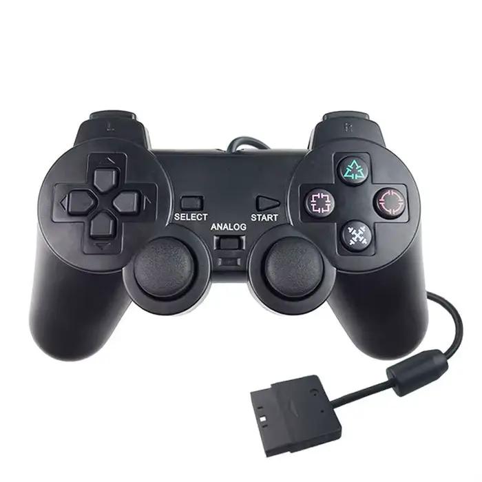 Manette de jeu filaire pour contrôleur de Console PS2 pour manette Mando PS2 pour Playstation double