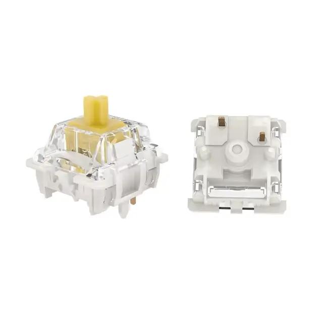 GATERON-Commutateur tactile linéaire G Pro 3.0, 5 broches SMD, RVB, rouge, argent, jaune, clavier mé