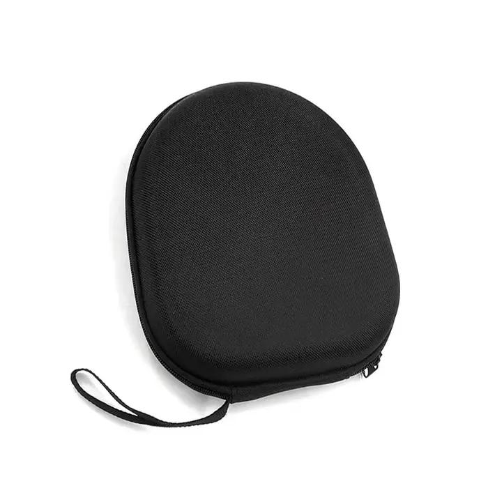 Étui de rangement pour écouteurs, 1 pièce, noir, coque rigide en EVA, sac de transport portable rési