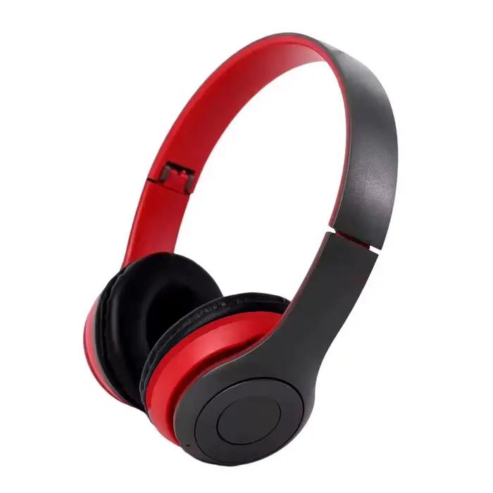 Écouteurs sans fil P47 bluetooth 5.0, oreillettes pliables, hi-fi stéréo basse pour musique, jeux, p