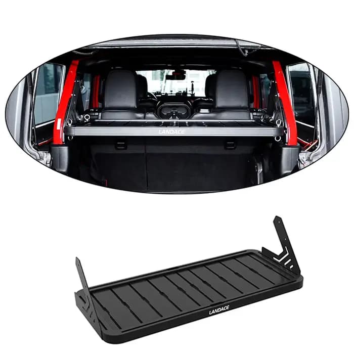Accessoires multifonctions Wrangler JL pour le rangement hors route, étagère de coffre intérieure po