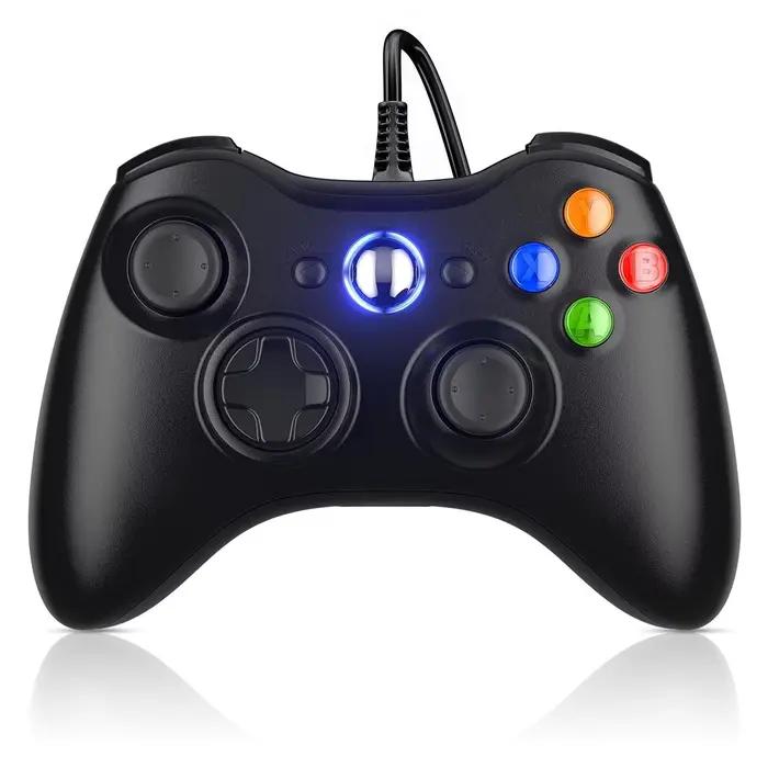 Contrôleur de jeu GAMROMBO pour Xbox 360/Slim/Windows7/8/10 manette de jeu filaire/sans fil Joystick