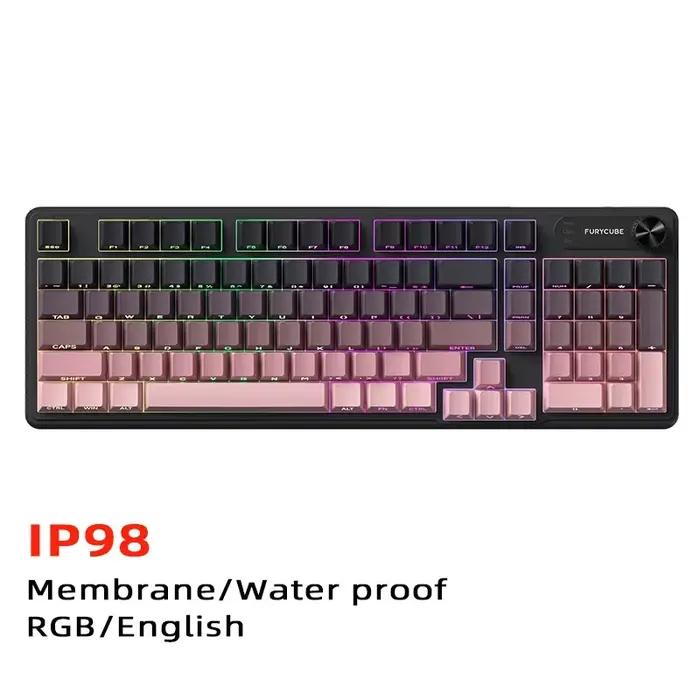 Clavier filaire silencieux pour jeux, clavier mécanique magnétique filaire pour jeux professionnels,