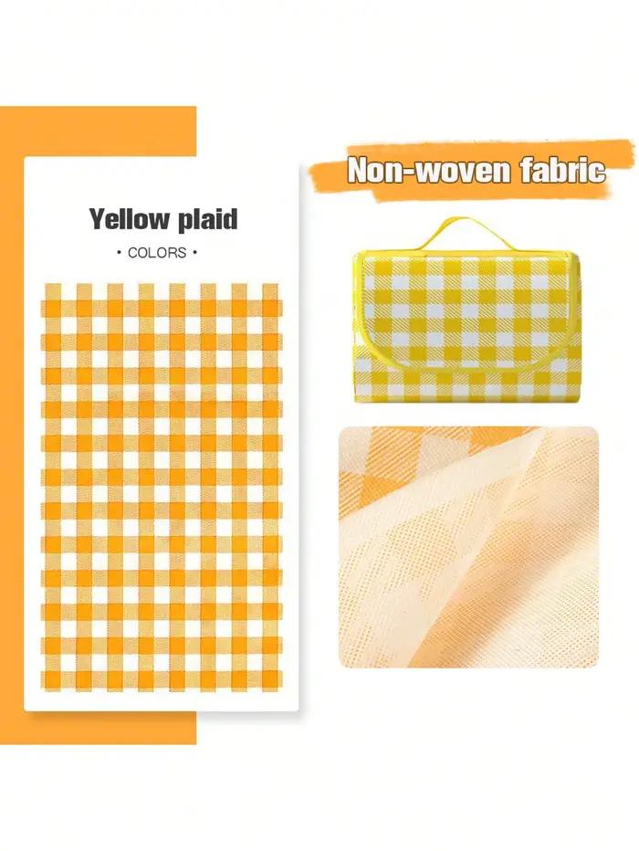 Tapis de pique-nique pliable, tapis de plage de sable Portable, tissu Non tissé épais, couverture de