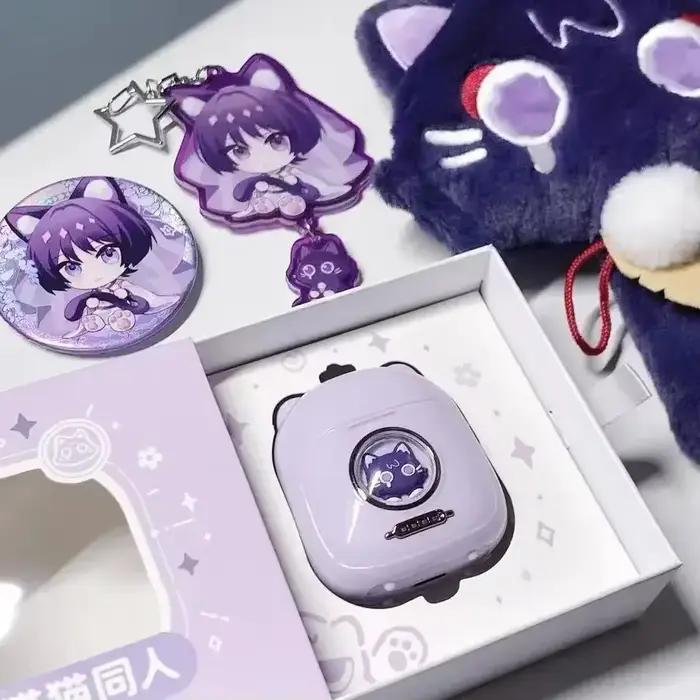 Genshin Impact casque Anime cadeau mignon Wander personnalisé HIFI Bluetooth 5.3 casque Cosplay supp
